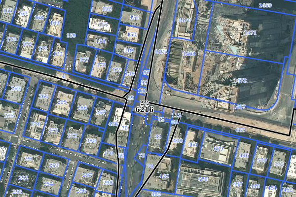 תל אביב — חלקות וגושים